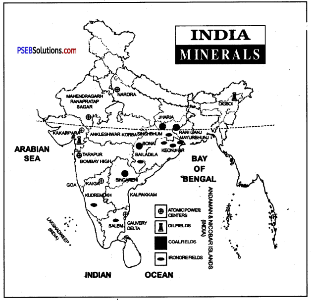 PSEB 8th Class Social Science Solutions Chapter 3 Minerals and Energy Resources 1
