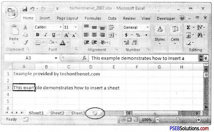 PSEB 9th Class Computer Notes Chapter 1 MS Excel Part-I 19