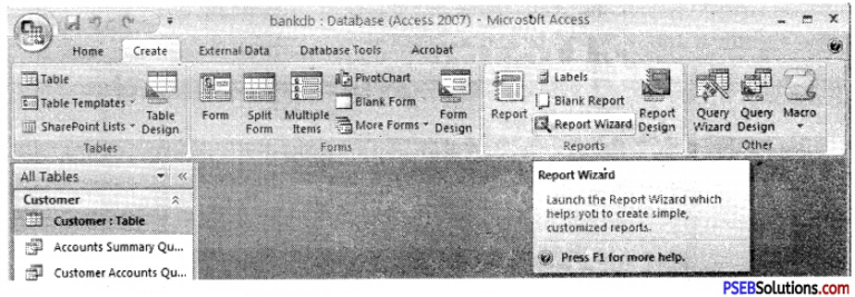 PSEB 9th Class Computer Notes Chapter 5 Introduction to MS-Access ...