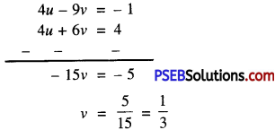 PSEB 10th Class Maths Solutions Chapter 3 Pair of Linear Equations in Two Variables Ex 3.6 2