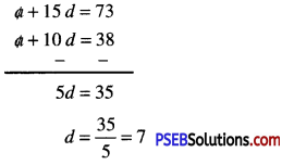 PSEB 10th Class Maths Solutions Chapter 5 Arithmetic Progressions Ex 5.2 5