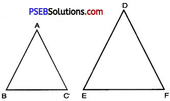 PSEB 10th Class Maths Solutions Chapter 6 Triangles Ex 6.4 1