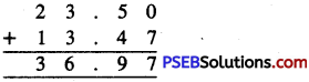 PSEB 6th Class Maths Solutions Chapter 6 Decimals Ex 6.4 2