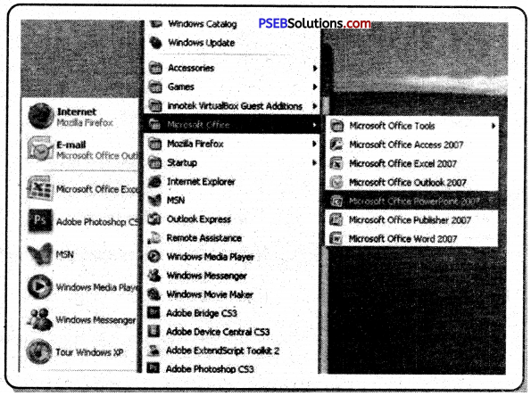 PSEB 7th Class Computer Notes Chapter 3 Microsoft Word Part-I 3