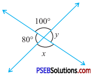 PSEB 7th Class Maths Solutions Chapter 5 Lines and Angles Ex 5.1 10