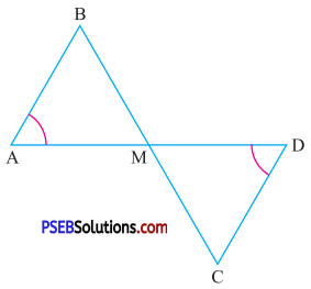 PSEB 7th Class Maths Solutions Chapter 7 Congruence of Triangles Ex 7.2 12
