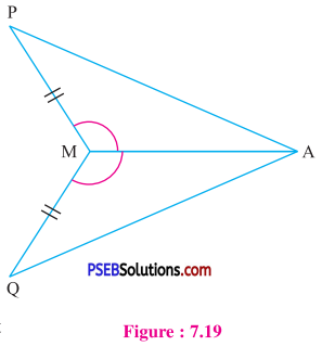 PSEB 7th Class Maths Solutions Chapter 7 Congruence of Triangles Ex 7.2 7