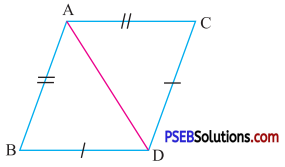PSEB 7th Class Maths Solutions Chapter 7 Congruence of Triangles Ex 7.2 8