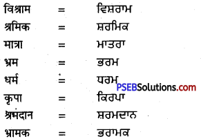 PSEB 9th Class Hindi Vyakaran अनुवाद 10