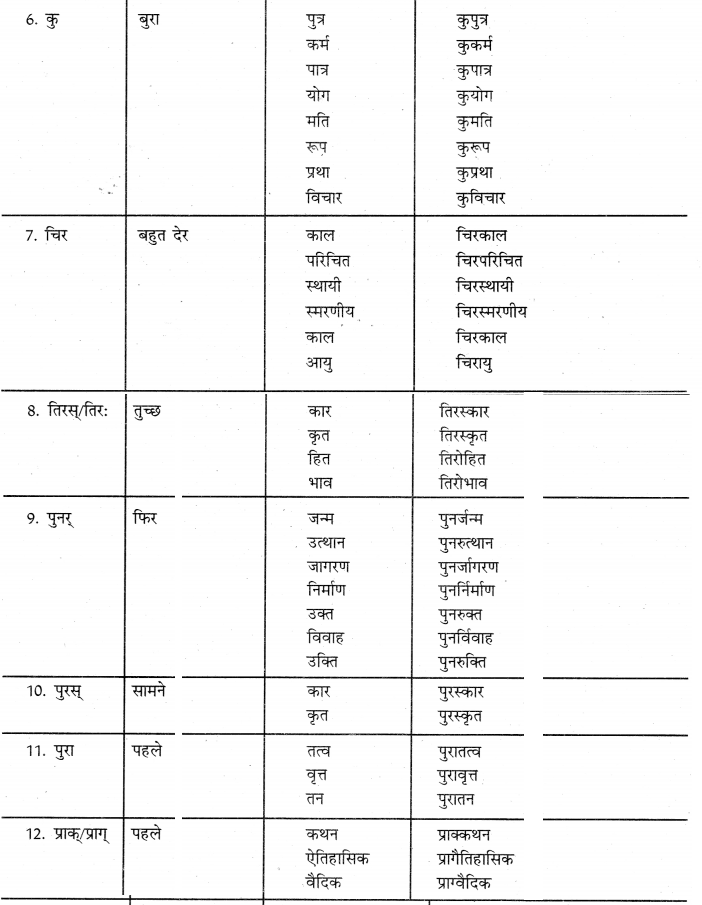 PSEB 9th Class Hindi Vyakaran उपसर्ग 4
