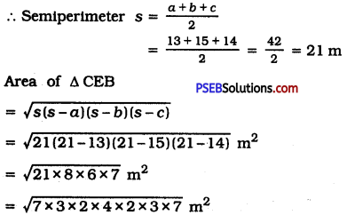 PSEB 9th Class Maths Solutions Chapter 12 Heron's Formula Ex 12.2 17