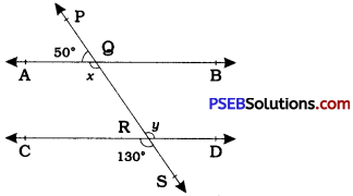 PSEB 9th Class Maths Solutions Chapter 6 Lines and Angles Ex 6.2 2