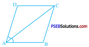 PSEB 9th Class Maths Solutions Chapter 8 Quadrilaterals Ex 8.1 4