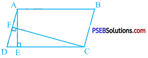 PSEB 9th Class Maths Solutions Chapter 9 Areas of Parallelograms and Triangles Ex 9.2 1