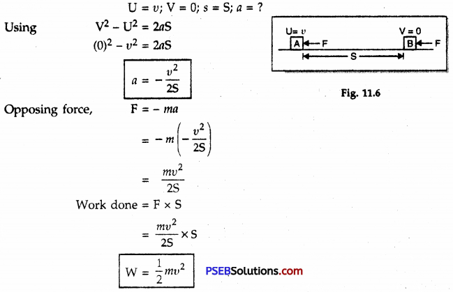 PSEB 9th Class Science Solutions Chapter 11 Work and Energy 6