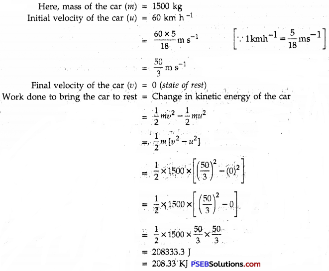 PSEB 9th Class Science Solutions Chapter 11 Work and Energy 7