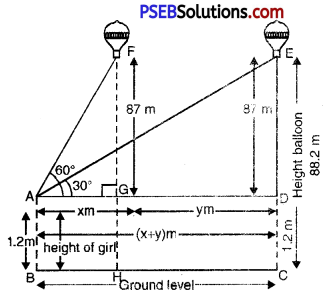 PSEB 10th Class Maths Solutions Chapter 9 Some Applications of Trigonometry Ex 9.1 18