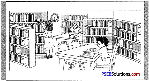 PSEB 6th Class English Reading Comprehension Picture Poster Based 4