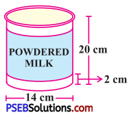 PSEB 8th Class Maths Solutions Chapter 11 Mensuration Ex 11.3 5