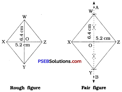 PSEB 8th Class Maths Solutions Chapter 4 Practical Geometry Ex 4.5 2