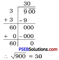 PSEB 8th Class Maths Solutions Chapter 6 Squares and Square Roots Ex 6.4 12