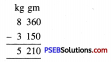 PSEB 4th Class Maths Solutions Chapter 5 Measurement Ex 5.7 9