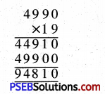 PSEB 5th Class Maths Solutions Chapter 2 Fundamental Operations on Numbers Ex 2.6 7
