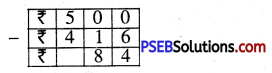 PSEB 4th Class Maths Solutions Chapter 4 ਧਨ (ਕਰੰਸੀ) Ex 4.3 11