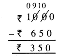 PSEB 5th Class Maths Solutions Chapter 5 ਧਨ (ਕਰੰਸੀ) Ex 5.3 6