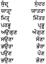 PSEB 5th Class Punjabi Grammar ਵਿਆਕਰਨ 6