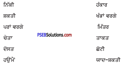 PSEB 5th Class Punjabi Solutions Chapter 7 ਸਤਰੰਗੀ ਤਿਤਲੀ 1