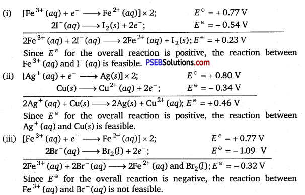 PSEB 12th Class Chemistry Solutions Chapter 3 Electrochemistry 15