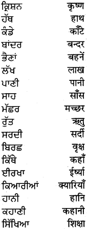 PSEB 5th Class Hindi Grammar Vyakaran 36