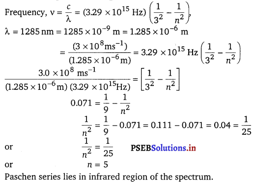 PSEB 11th Class Chemistry Solutions Chapter 2 Structure of Atom 12