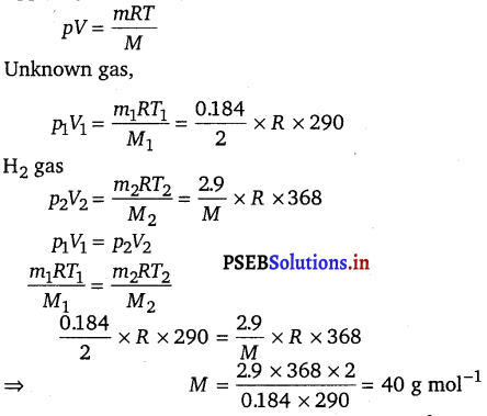 PSEB 11th Class Chemistry Solutions Chapter 5 States of Matter 6