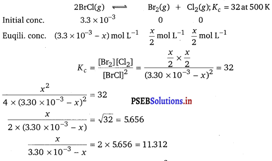 PSEB 11th Class Chemistry Solutions Chapter 7 Equilibrium 13