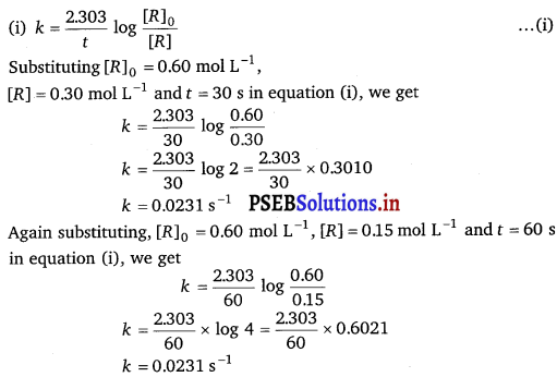 PSEB 12th Class Chemistry Important Questions Chapter 4 Chemical Kinetics 3