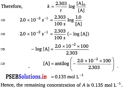 PSEB 12th Class Chemistry Solutions Chapter 4 Chemical Kinetics 20