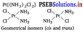 PSEB 12th Class Chemistry Solutions Chapter 9 Coordination Compounds 1
