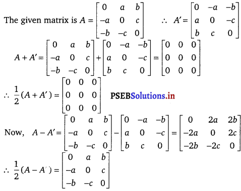 PSEB 12th Class Maths Solutions Chapter 3 Matrices Ex 3.3 10