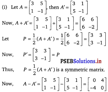 PSEB 12th Class Maths Solutions Chapter 3 Matrices Ex 3.3 11