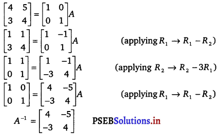 PSEB 12th Class Maths Solutions Chapter 3 Matrices Ex 3.4 10