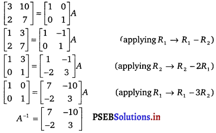 PSEB 12th Class Maths Solutions Chapter 3 Matrices Ex 3.4 11