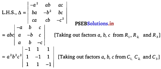 PSEB 12th Class Maths Solutions Chapter 4 Determinants Ex 4.2 3