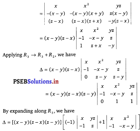 PSEB 12th Class Maths Solutions Chapter 4 Determinants Ex 4.2 6