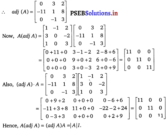 PSEB 12th Class Maths Solutions Chapter 4 Determinants Ex 4.5 1