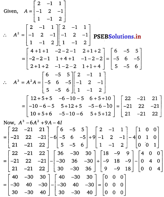 PSEB 12th Class Maths Solutions Chapter 4 Determinants Ex 4.5 8
