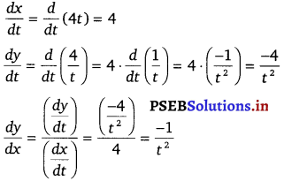 PSEB 12th Class Maths Solutions Chapter 5 Continuity and Differentiability Ex 5.6 1