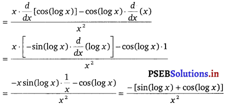 PSEB 12th Class Maths Solutions Chapter 5 Continuity and Differentiability Ex 5.7 1