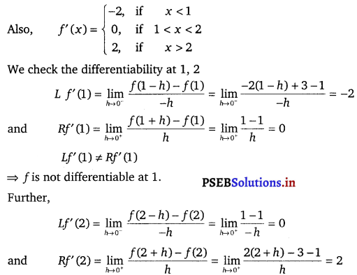 PSEB 12th Class Maths Solutions Chapter 5 Continuity and Differentiability Miscellaneous Exercise 7